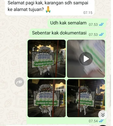Pengiriman Papan Bunga Selamat Cikunir