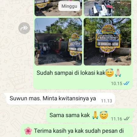 Pengiriman Papan Bunga Duka Cikunir