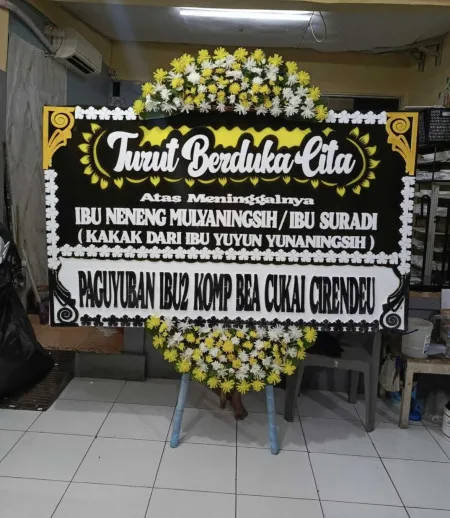 Papan Bunga Duka Cikunir