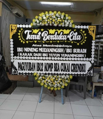 Papan Bunga di Cikunir